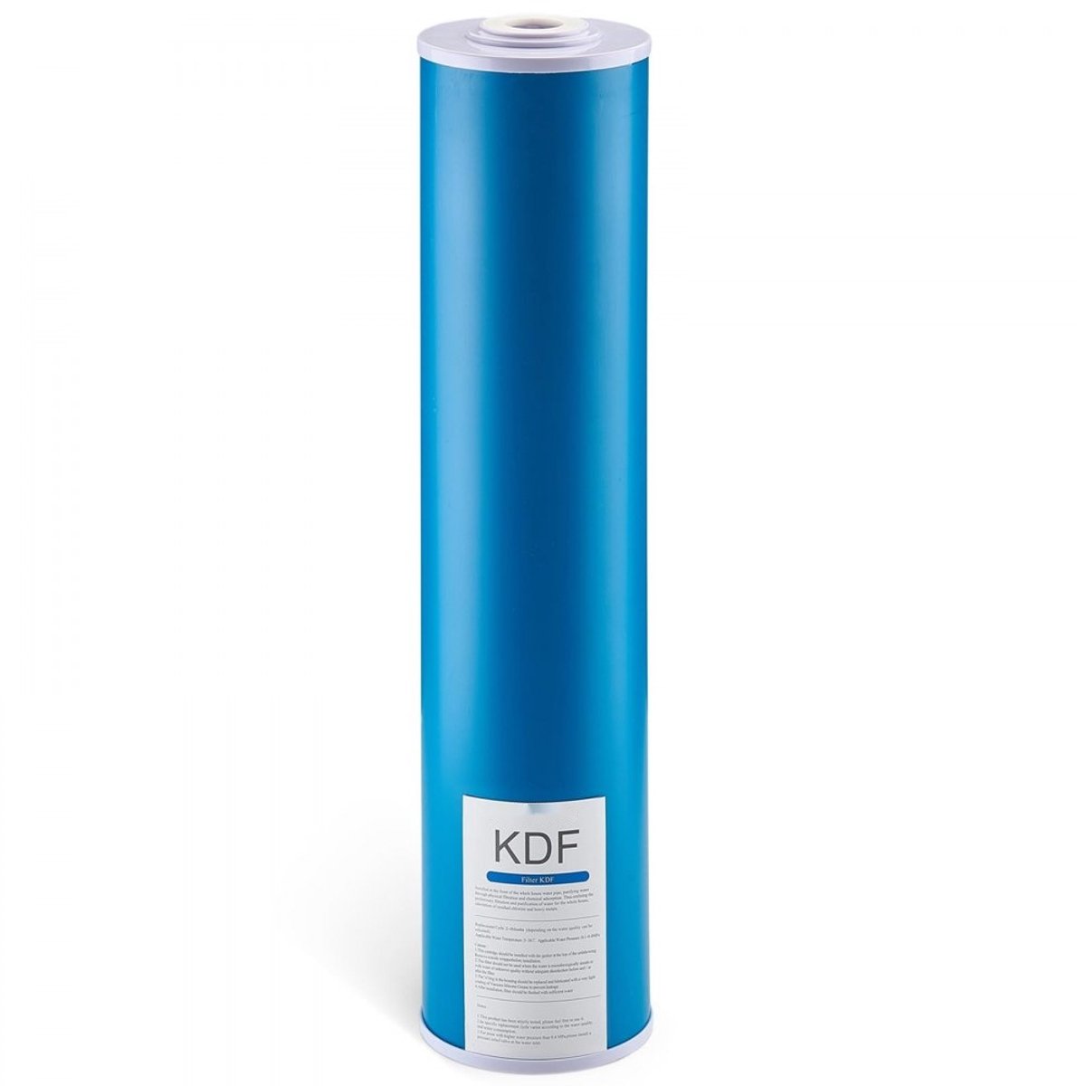 Waterfilterpatroon voor het hele huis - Vervangingsfilter - Formaat 115 x 507 mm - Actieve Kool (Kokosnootschaal) + KDF - Vermindert Chloor - Verbetert Smaak en Geur