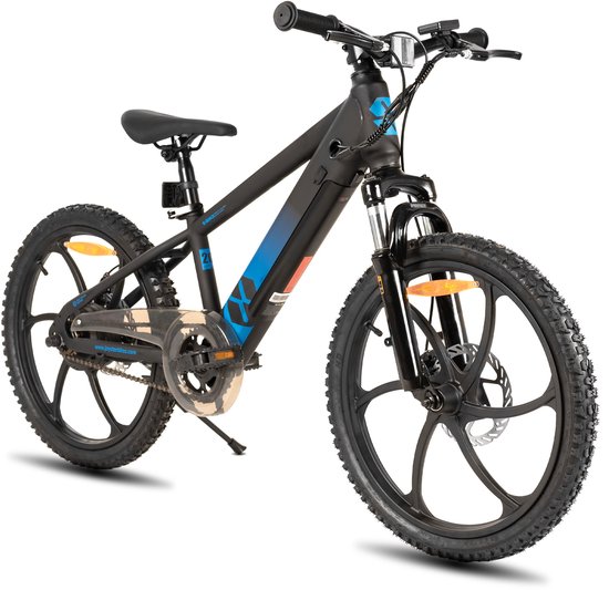JOYSTAR Elektrische fiets - voor kinderen 7-12 jaar - 20 inch - 250W motor - Geschikt voor buitenactiviteiten in de lente