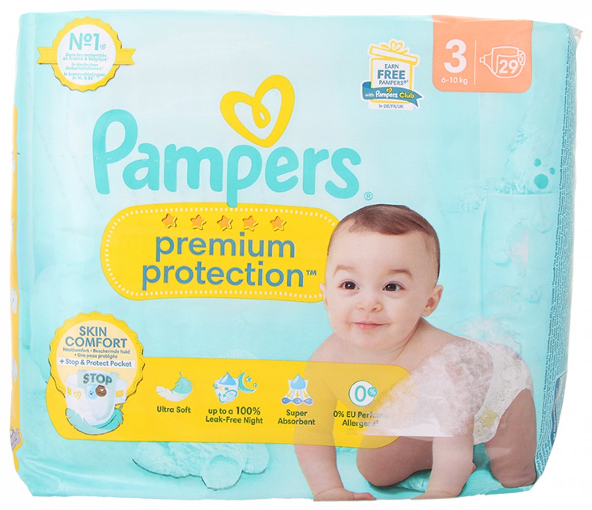 Pampers Premium Protection Maandbox maat 3