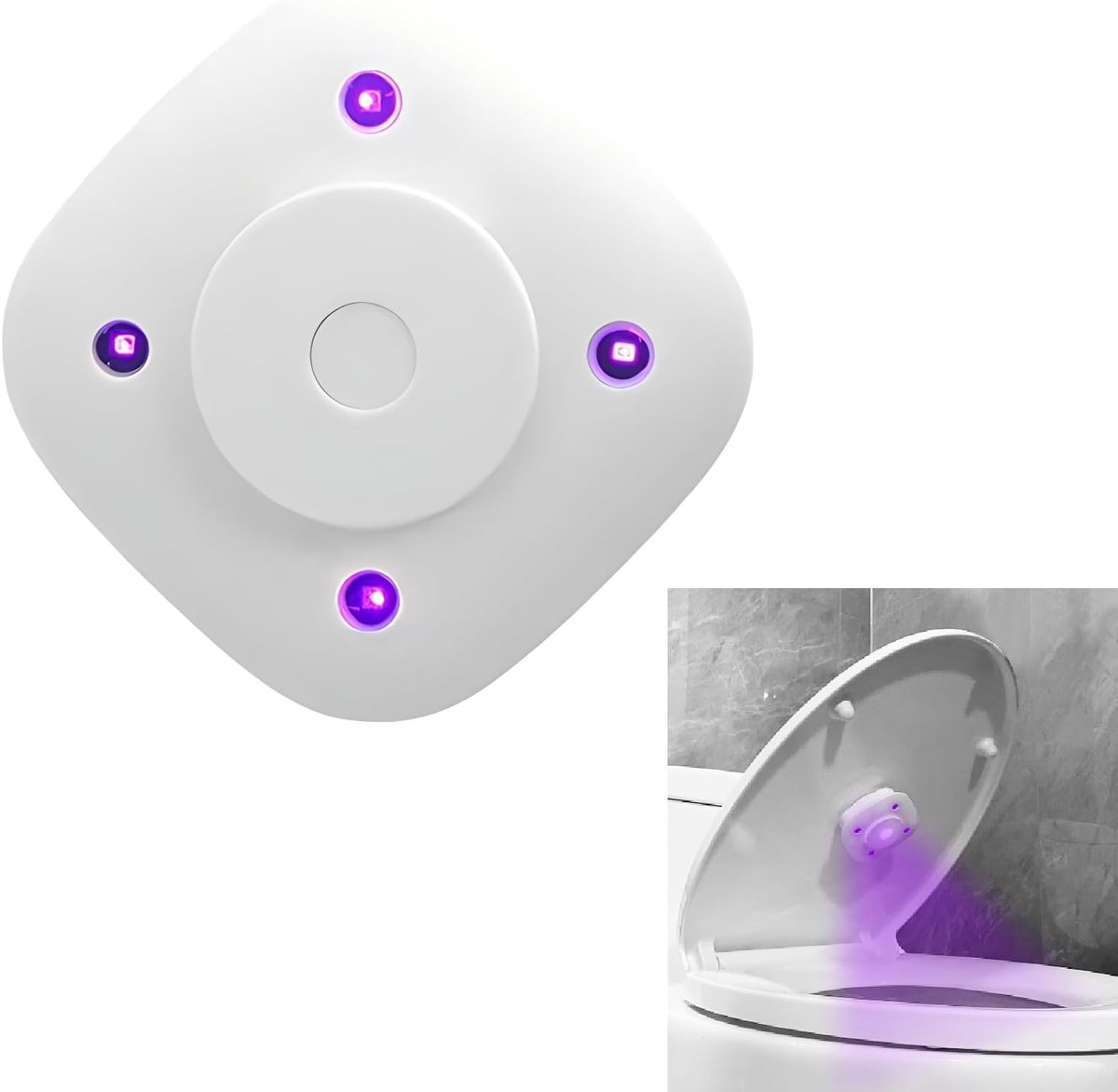 Toiletkleden Reinigingslichten - Toilet UV-Lichten voor Toiletkleden - Toiletnachtlichten - Toilettschaalverlichting - Bewegingsgeactiveerde LED-Toiletnachtlichten