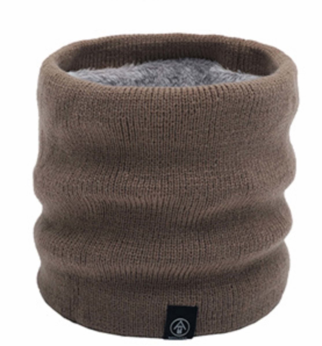 Nekwarmer, Heren en Dames, Winter Nek Sjaal, Dubbele Lagen Colsjaal - Uniseks - Bruin