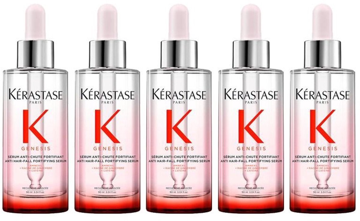 5x Kérastase Genesis Sérum Anti-Chute Fortifiant 90ml
