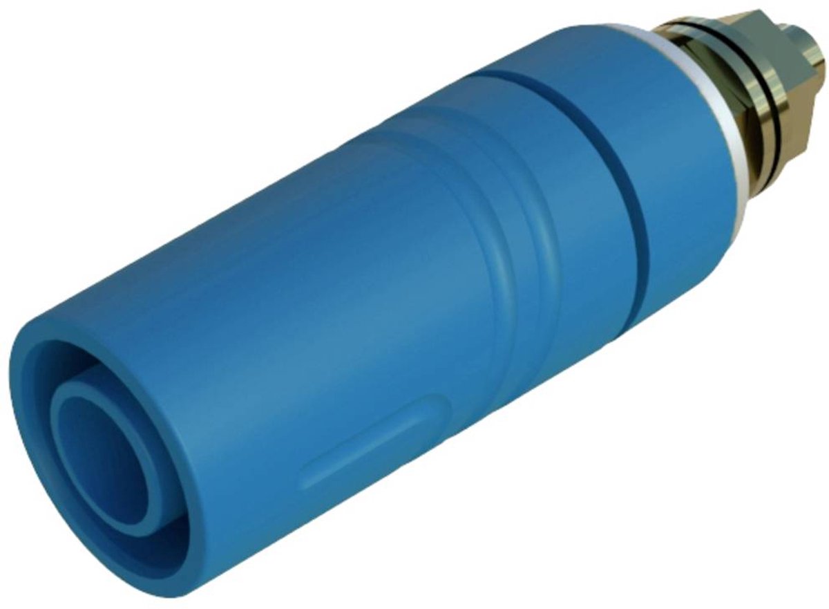 Hirschmann Test & Measurement SAB 2600 G M4 Au Veiligheids-labconnector, female Bus, inbouw verticaal Stift-Ø: 4 mm Bla
