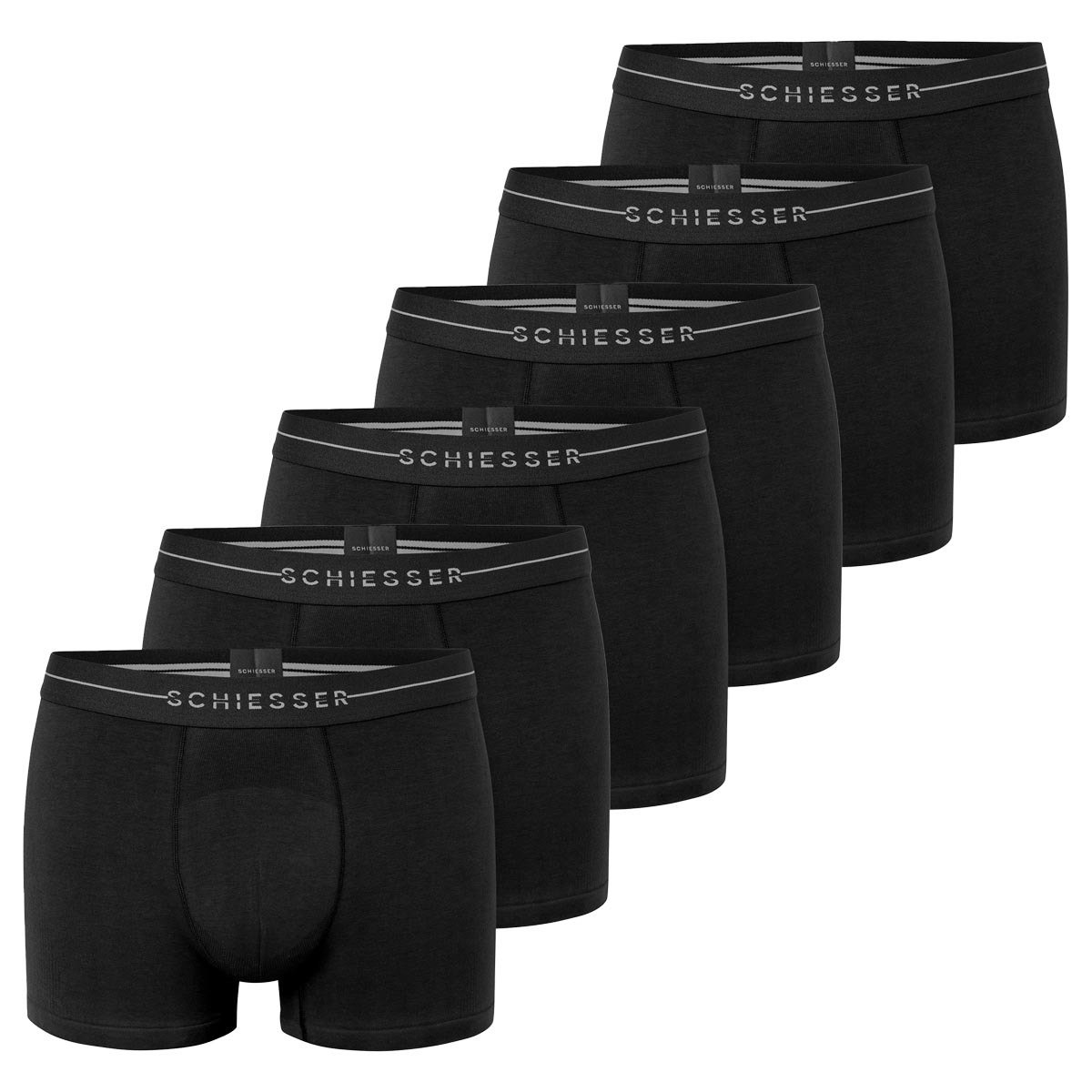 Schiesser Heren retro short / pant 6 pack Cotton Flex