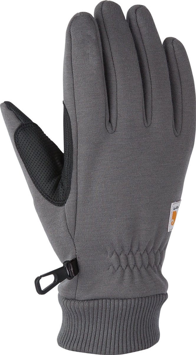 Carhartt Handschoenen Wind Fighter™ Thermal-Lined Fleece Touch-Sensitive Knit Cuff Glove A622 Carbon Heather-L