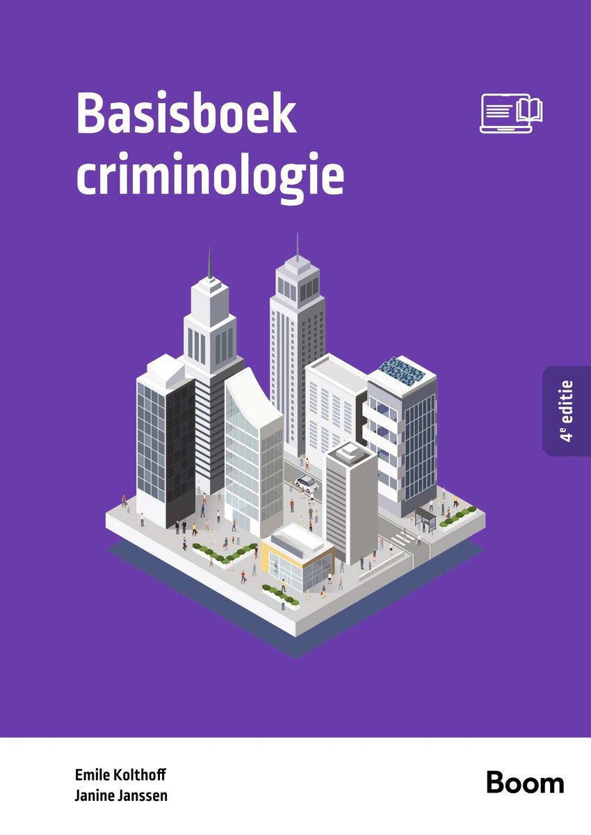 Omslag van Boom studieboeken criminologie & veiligheid - Basisboek criminologie