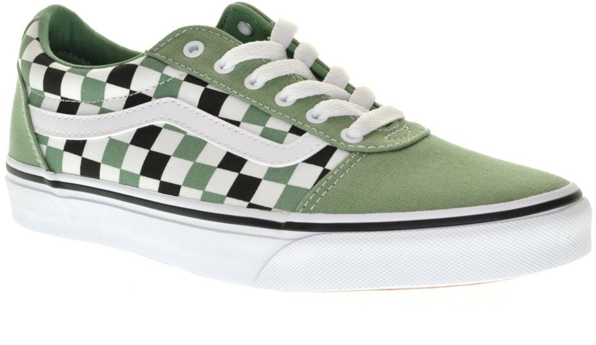 Vans Ward Multi Checker Groen