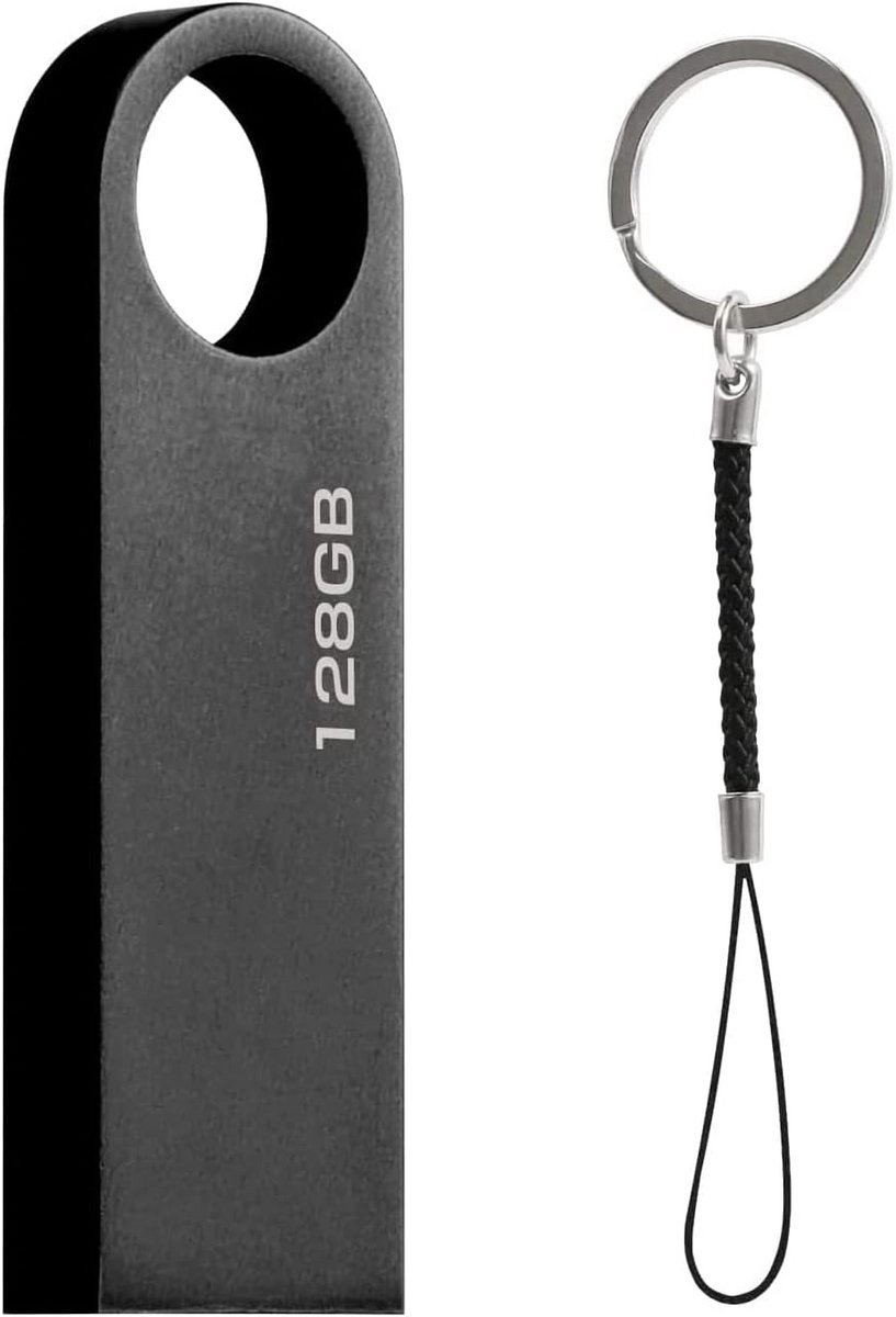 USB-stick 128GB, 64GB en 32GB - Compacte USB 2.0 Flash Drive voor PC en Laptop - Draagbaar en Plug-and-Play