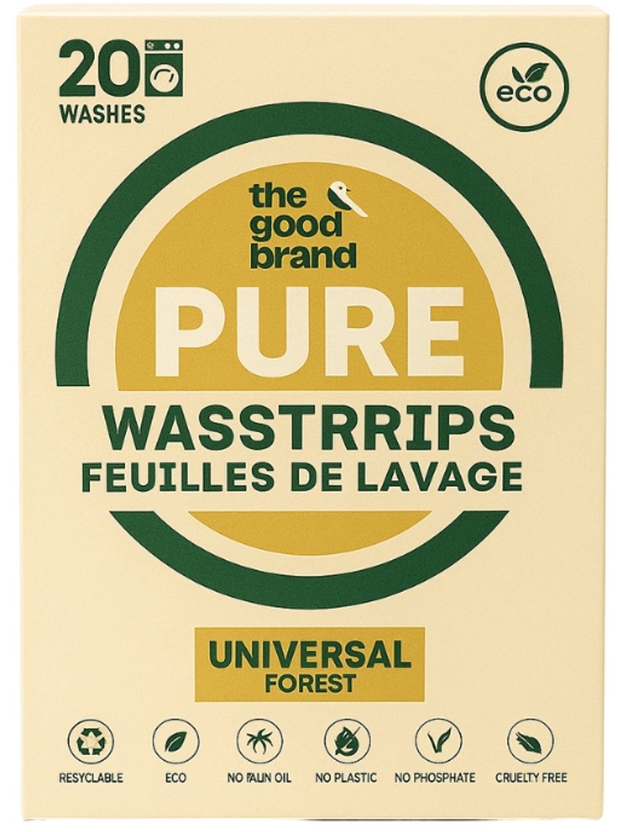 The Good Brand - Wasstrips - Forest - 20 wasbeurten