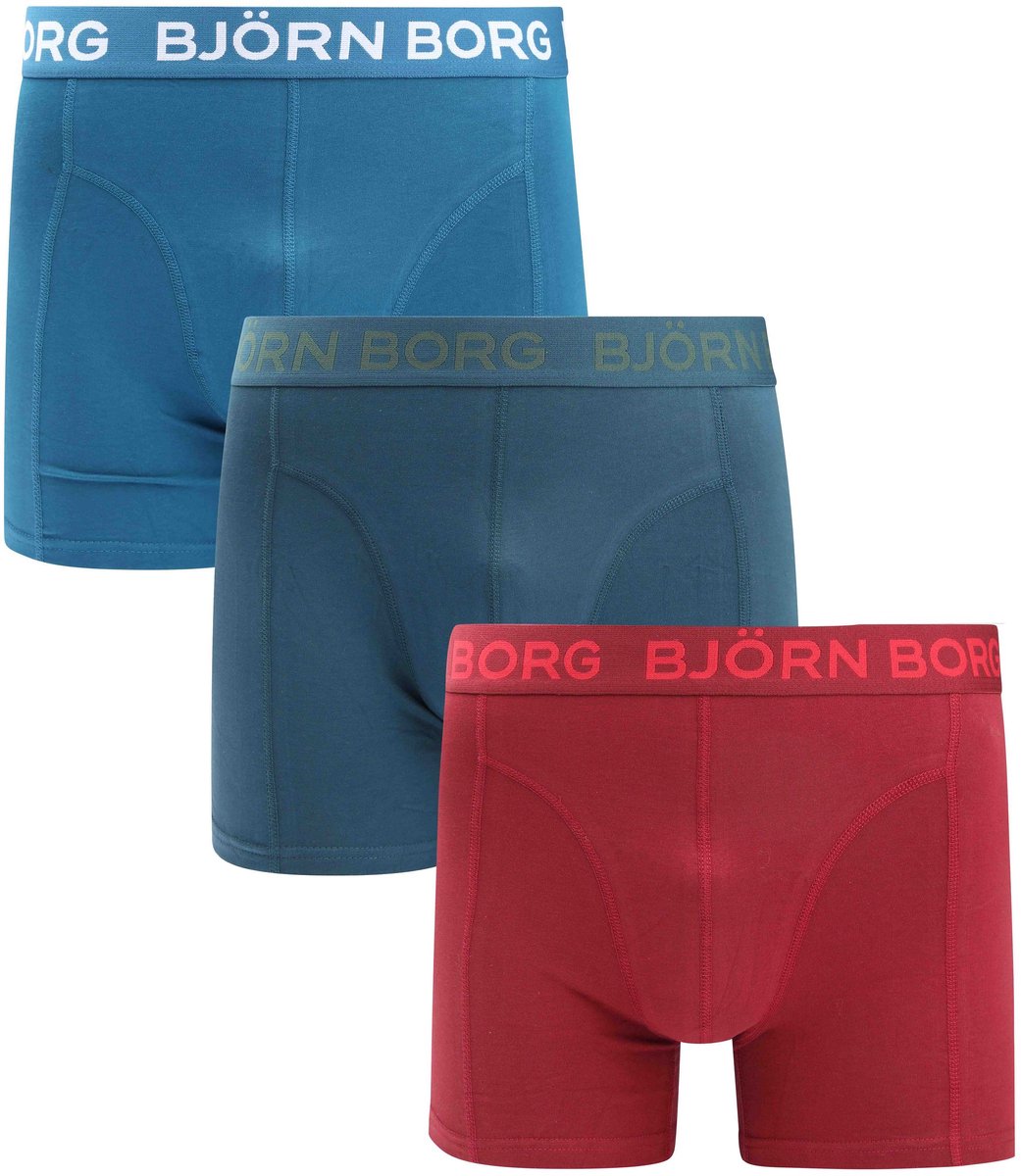 Bjorn Borg Boxers 3Pack Stretch Multicolour - Boxershorts