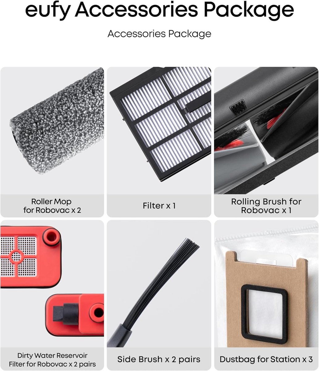 Eufy accessoireset voor eufy E25/E28 Omni robotstofzuiger — afbeelding 3