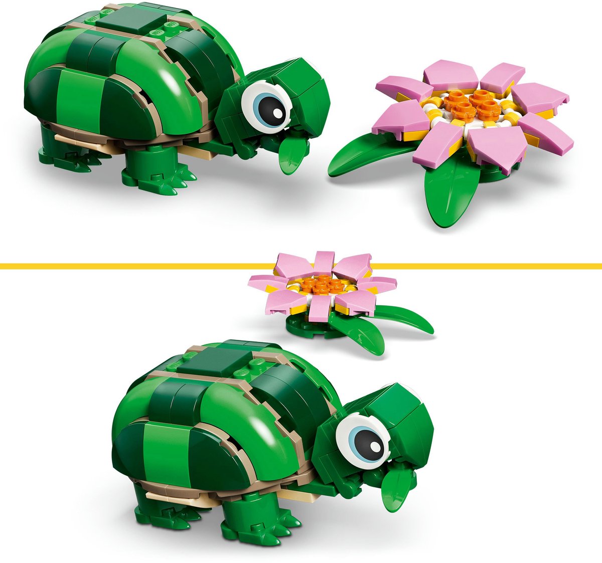 LEGO Creator Schildpad met waterlelie - constructiespeelgoed thumbnail 2