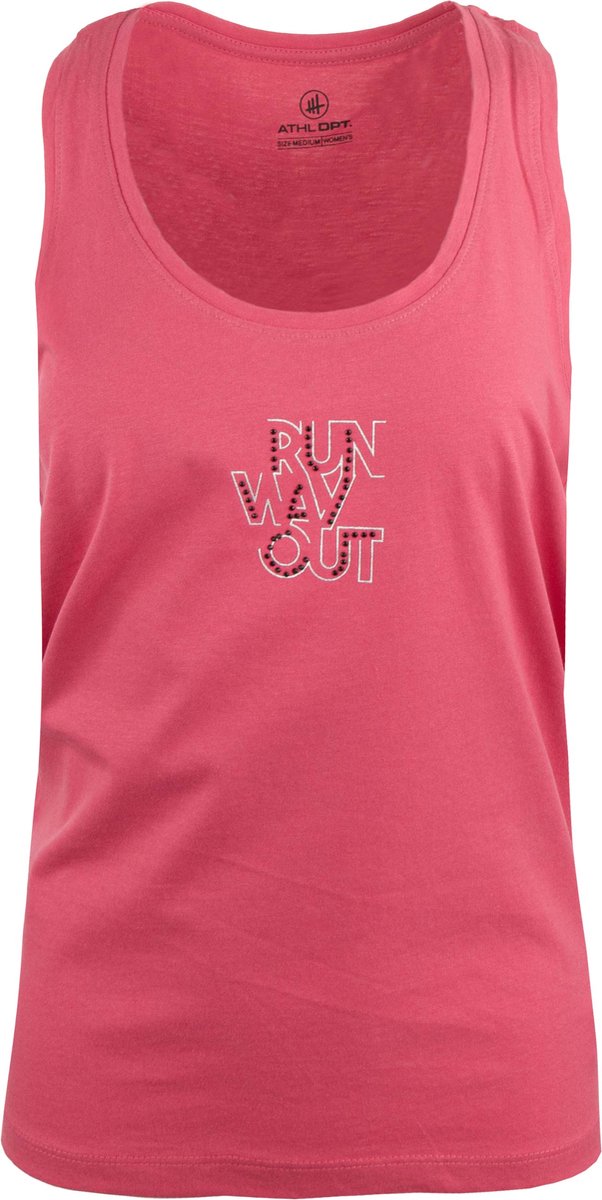 Dames tanktop Athl. Dpt Chloe Fuchsia Roze - L