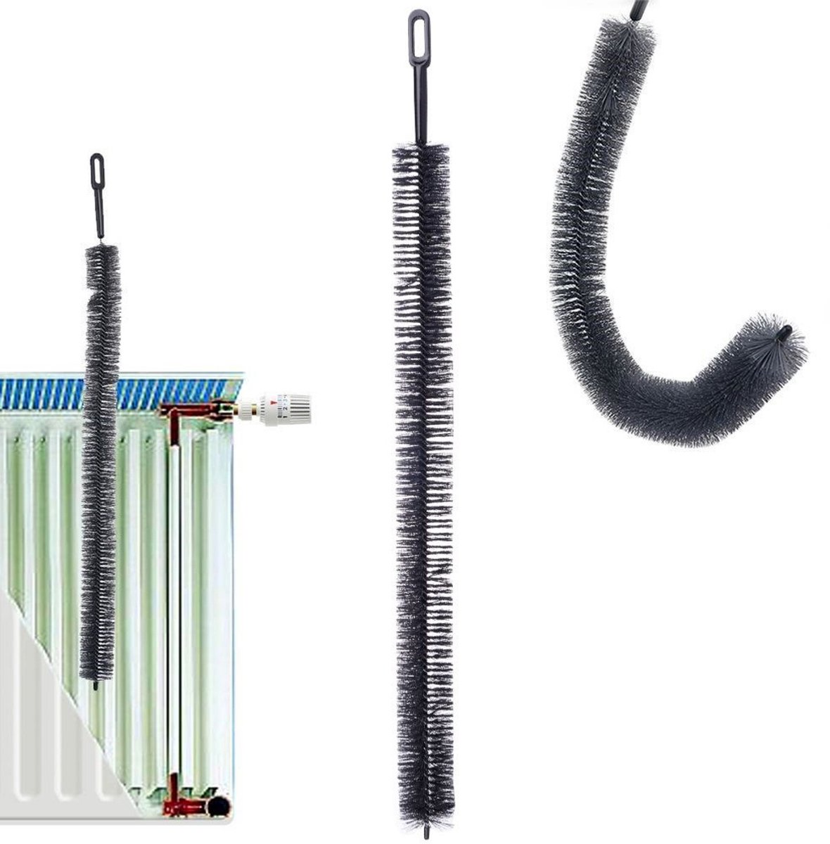 Ultra Clean - Flexibele Radiatorkwast - 70 cm - Duurzaam - Metaal en Kunststof