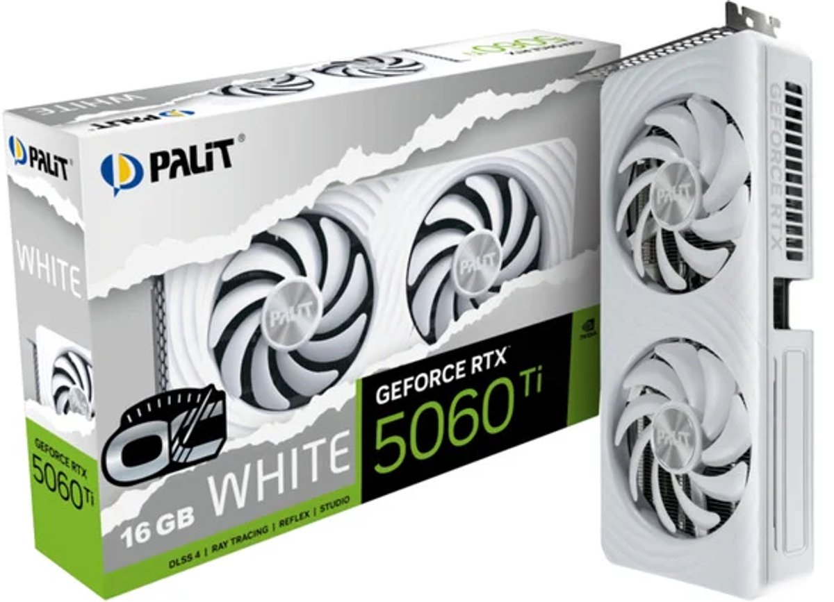 Palit GeForce RTX 5060 Ti 16GB White OC