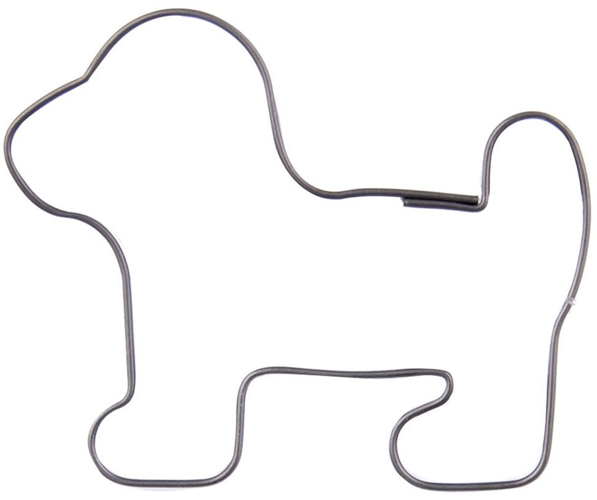 Orion - Stalen Koekjesvorm - Hond 5,5 cm - Duurzaam en Vaatwasmachinebestendig
