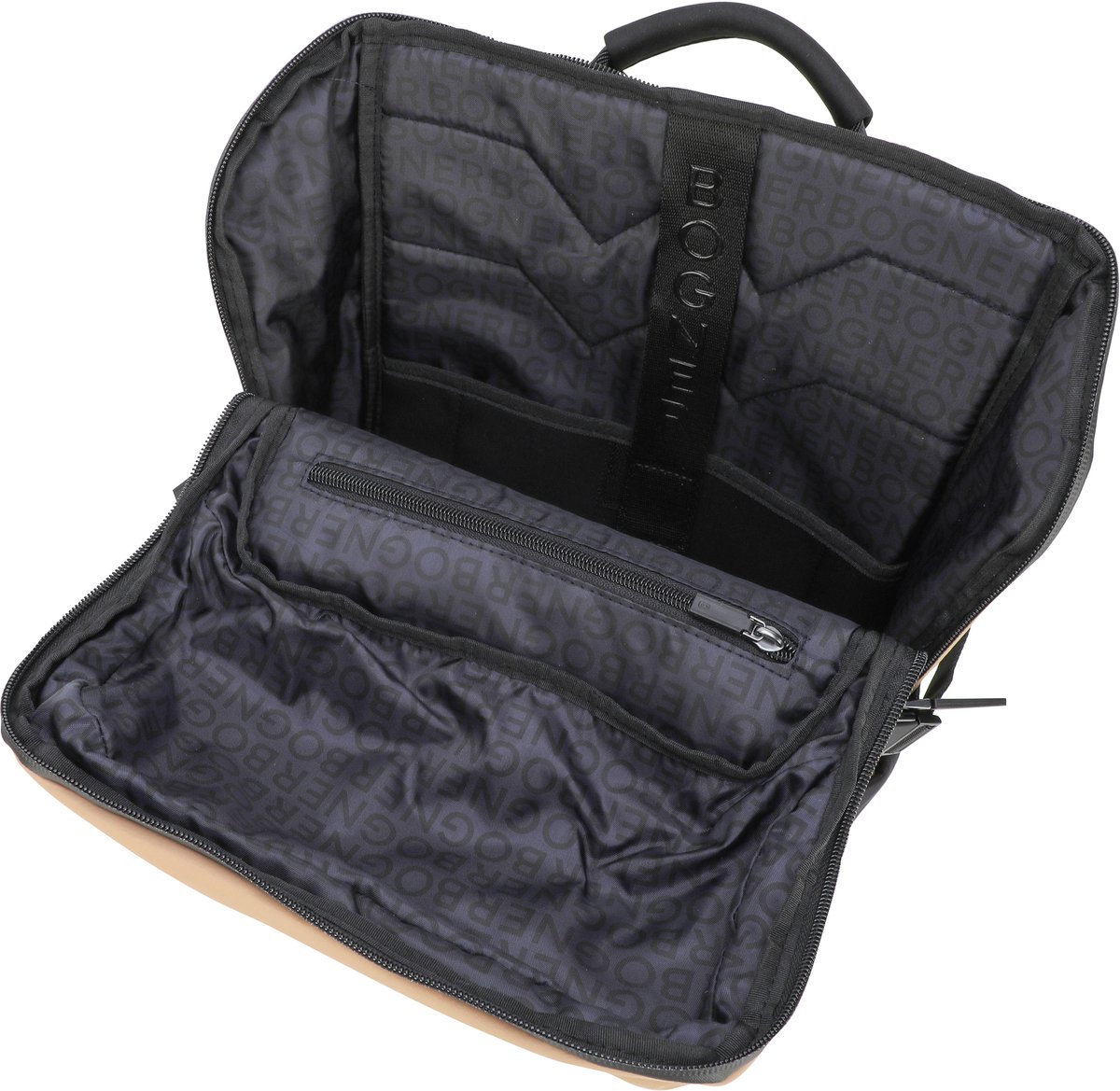 Bogner Vrije tijd rugzak Rugzak met laptopvak Monarch Lennard Backpack Tannin Lichtbruin