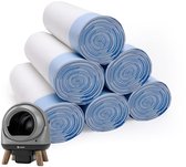 6 rollen JC Pets Kattenbakzakken voor JC Pets Automatische Kattenbak – Extra stevig – Automatische kattenbakzakken – 15 stuks per rol – 45×50 cm