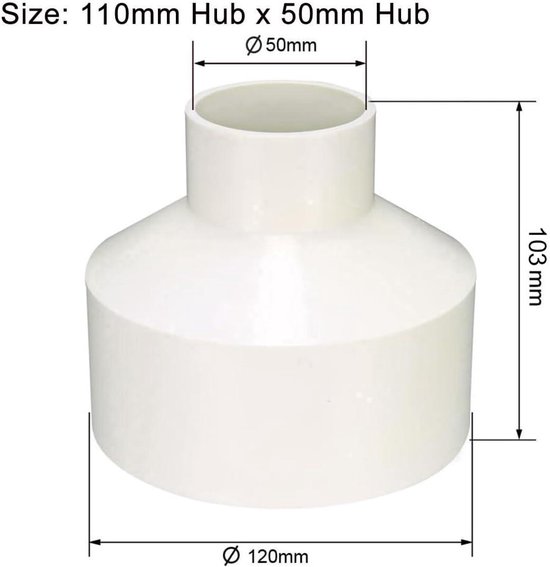 1 Stks PVC Reducing Socket 20,25,32,40,50,63 1 Stks PVC Reducing Socket 20,25,32,40,50,63