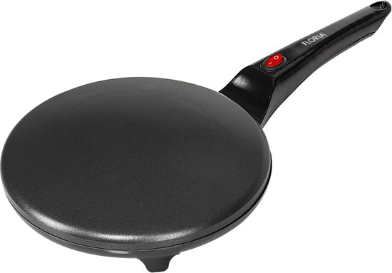 Floria Crêpe Maker ZLN7910 - Elektrische Pannenkoeken & Crêpemaker - 20 cm - 600-700 W - Anti-aanbaklaag - Zwart — afbeelding 2