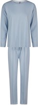 By Louise Dames Huispak Broek + Sweater Effen Blauw - Maat XL