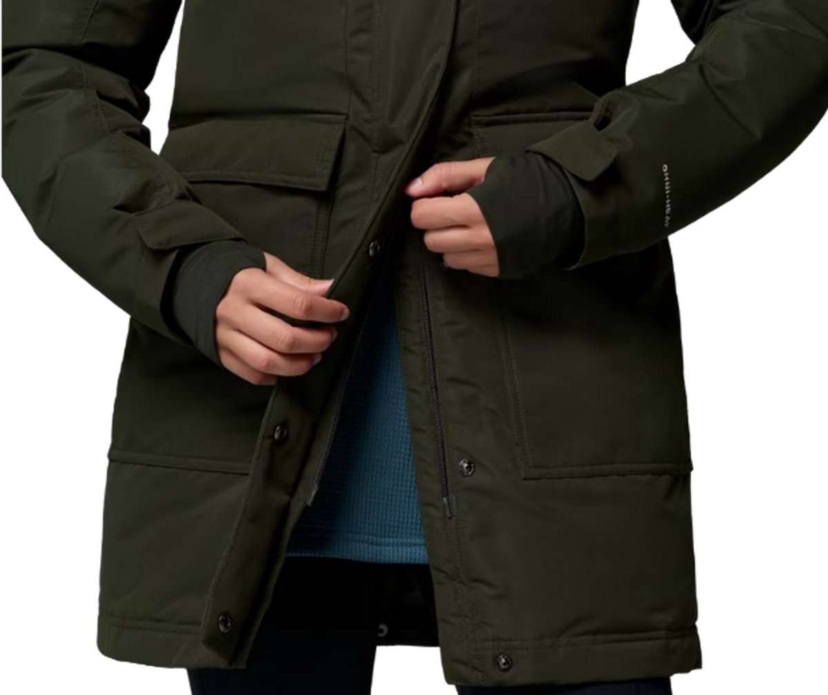 Columbia Little SI II Parka Dames Parka Greenscape Groen