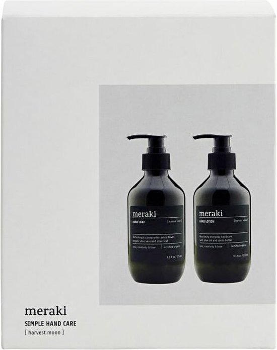 Meraki - Harvest Moon cadeaubox - handzeep - handlotion