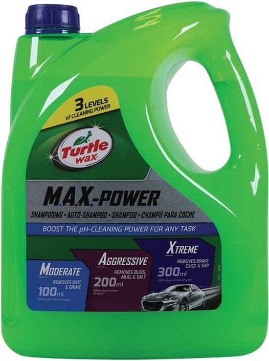 Turtle Wax 53287 Max-Power Car Wash 4L - Auto Shampoo