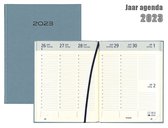 Brepols agenda 2023 - NATURE - Optivision - A5 Formaat - Blauw - Linnenlook - 7d/2p - 17,1 x 22 cm