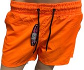 Zwembroek- Surfshort- Korte broek dames- Strandshort- Zwemshort- Oranje- Maat XS