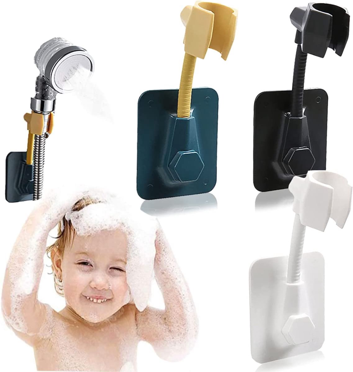 Douchekop Handdouche Hoge druk Roestvrij Staal Wellness Spa