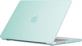 Mobigear Laptophoes geschikt voor Apple MacBook Pro 16 Inch (2021-2024) Hoes Hardshell Laptopcover MacBook Case | Mobigear Glossy - Groen - Model A2485 / A2780 / A2991