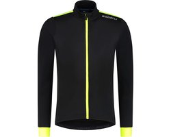 Rogelli Core Fietsshirt - Lange Mouwen - Heren - Zwart, Fluor - Maat 3XL