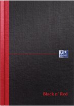 Oxford Black n' Red notitieboek, ft A5, gelijnd, 192 bladzijden 5 stuks