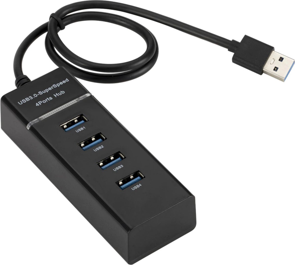 USB 3.0 Hub 4 Poorten Splitter - USB hub 3.0 4 poort - USB splitter