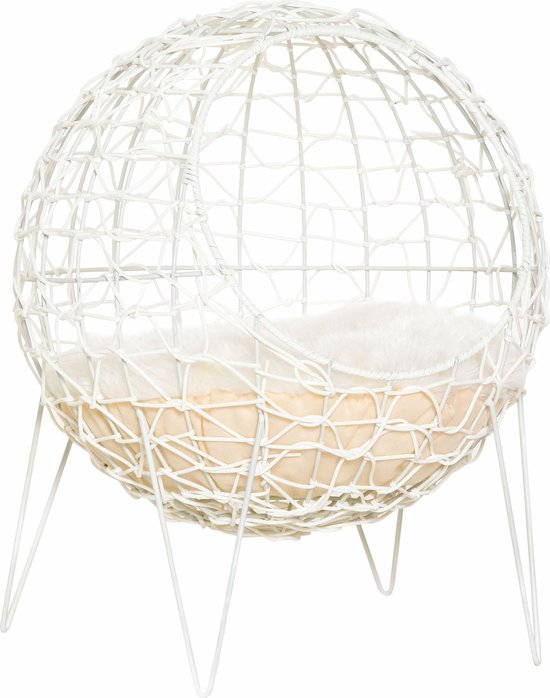 PawHut Kattenhuis met metalen frame D30-442