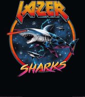 Vincent Trinidad Lazer Sharks Art Print 30x40cm | Poster