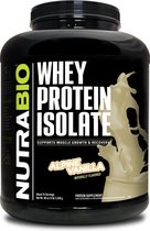NutraBio Isolat de protéine de lactosérum - Vanille Alpine - 2300 grammes