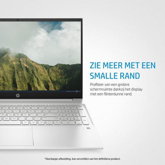 HP Pavilion 15-eh0948nd DDR4-SDRAM Notebook 39,6 cm (15.6") 1920 x 1080 Pixels AMD Ryzen 5 16 GB 512 GB SSD Wi-Fi 5 (802.11ac) Windows 10 Home Zilver