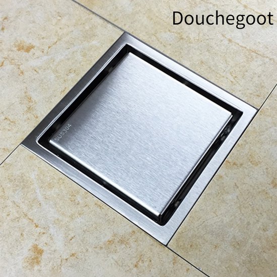 Vloerprofiel van 40mm geborsteld Roestvrijstaal