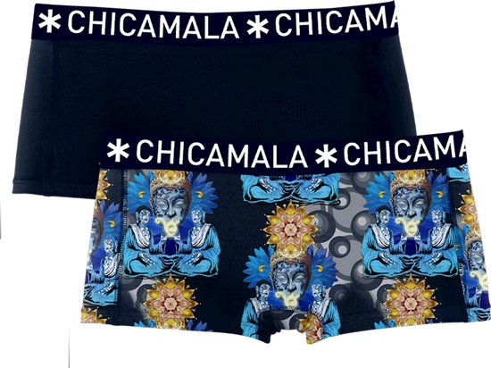 Chicamala Meisjes Boxershorts - 2 Pack - Maat 146/152 - Meisjes Onderbroeken