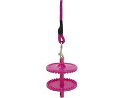 Likit Liksteenhouder Paard met Touw - Glitter Pink