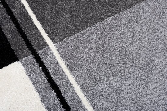 Tapiso Jawa Tapis Grijs Géométrique Salon Tapis Taille - 200x290