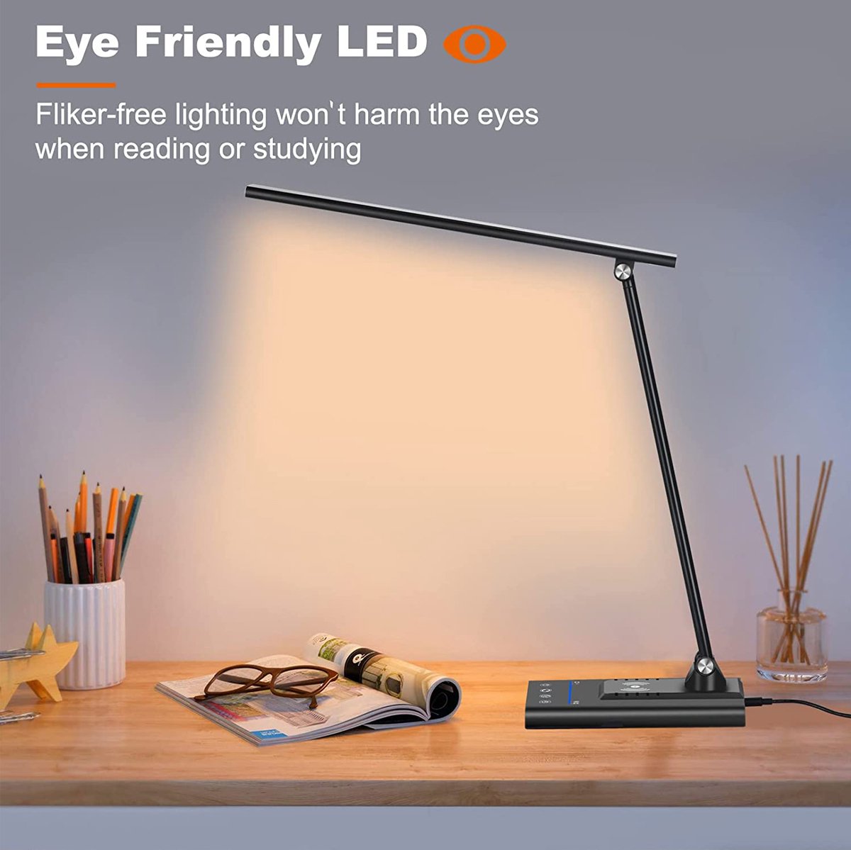 Fuegobird EK010 - LED Bureaulamp met Qi thumbnail 6