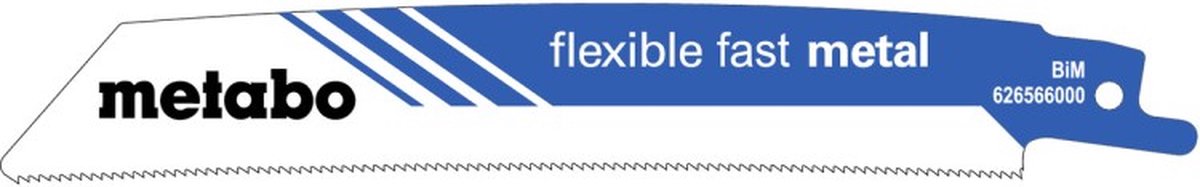 Metabo 626566000 Reciprozaagblad Flexible Fast Metal Zaagbladlengte 150 mm 5 stuk(s)