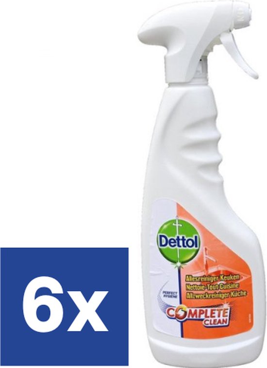 Dettol Antibacterieel Allesreiniger Keuken (Voordeelverpakking) - 6 x 440  ml | bol.com