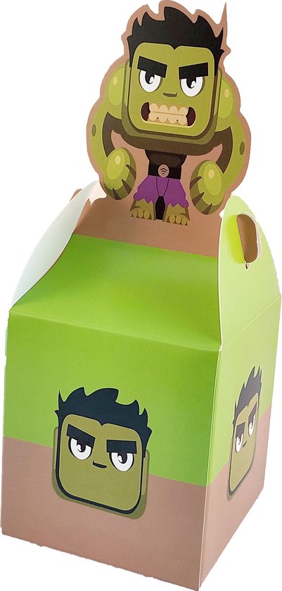 Hulk - coffret friandises - coffret cadeau - fête d'enfants - anniversaire  -... | bol.com