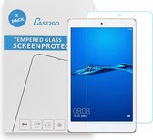 Tablet screenprotector geschikt voor Huawei MediaPad M5 Lite 8.0 - Case-friendly screenprotector - 2 stuks - Tempered Glass - Transparant