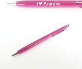 Pen Met Gravering - I Love Paarden