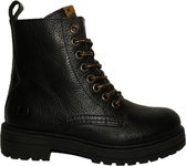 Lef  Fire - Boots - Zwart - Leer  - Wijdtemaat  Standaard - Schoenmaat 39